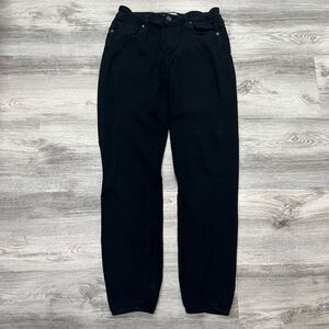 Paige Black Jeans High Rise Slim‎ Fit Casual Everyday Denim Pants Sz 27
